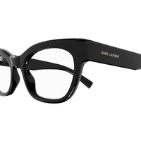 SL 643 Black recycled acetate Optical Frames - Shiny Solid Black