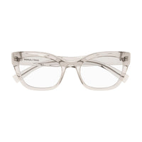 SL 643 Beige recycled acetate Optical Frames - Shiny Transparent Cream