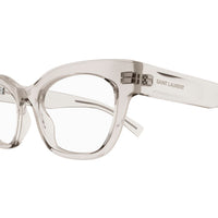 SL 643 Beige recycled acetate Optical Frames - Shiny Transparent Cream