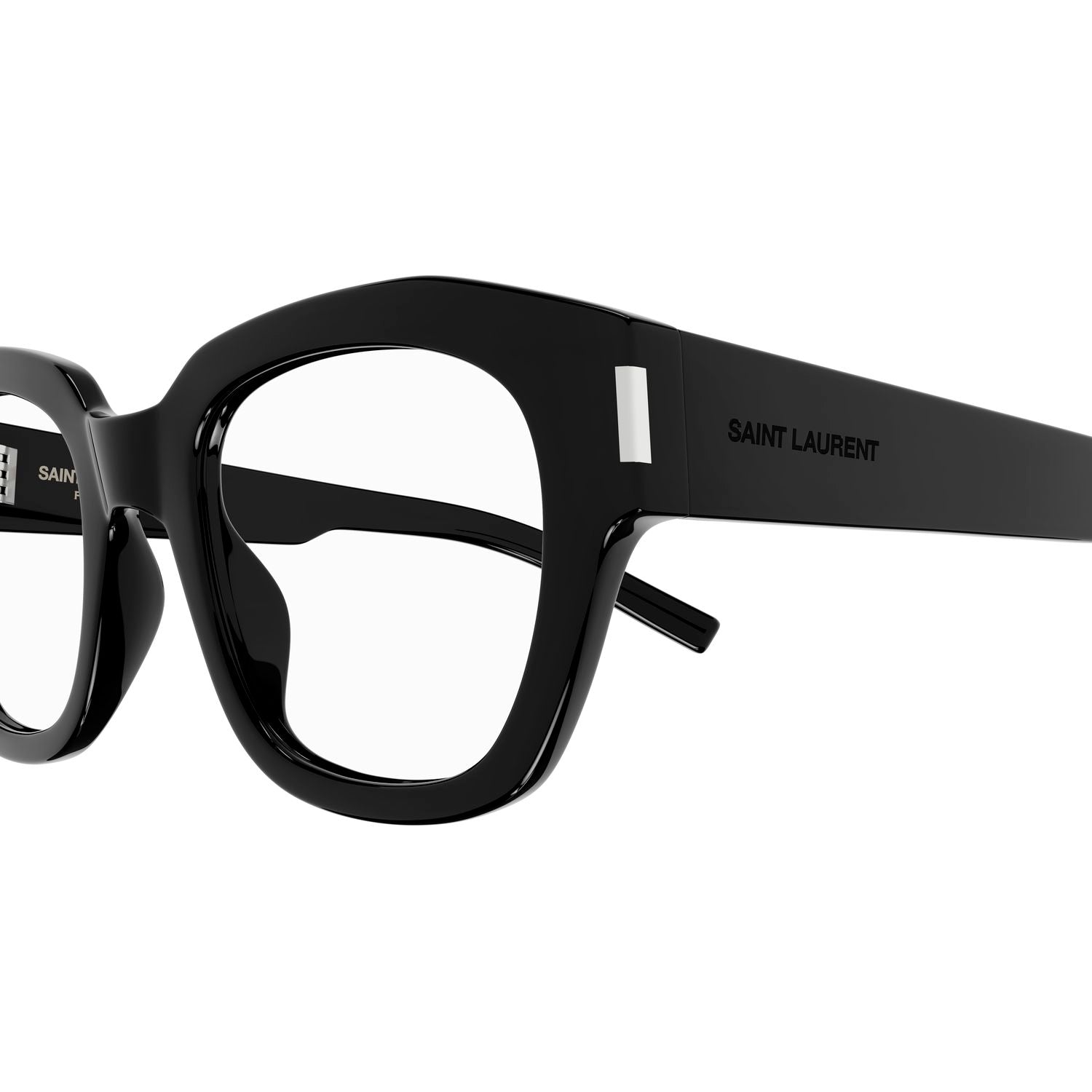 SL 640 Black recycled acetate Optical Frames - Shiny Black