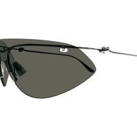 BV1272S Silver metal Sunglasses - Shiny Silver
