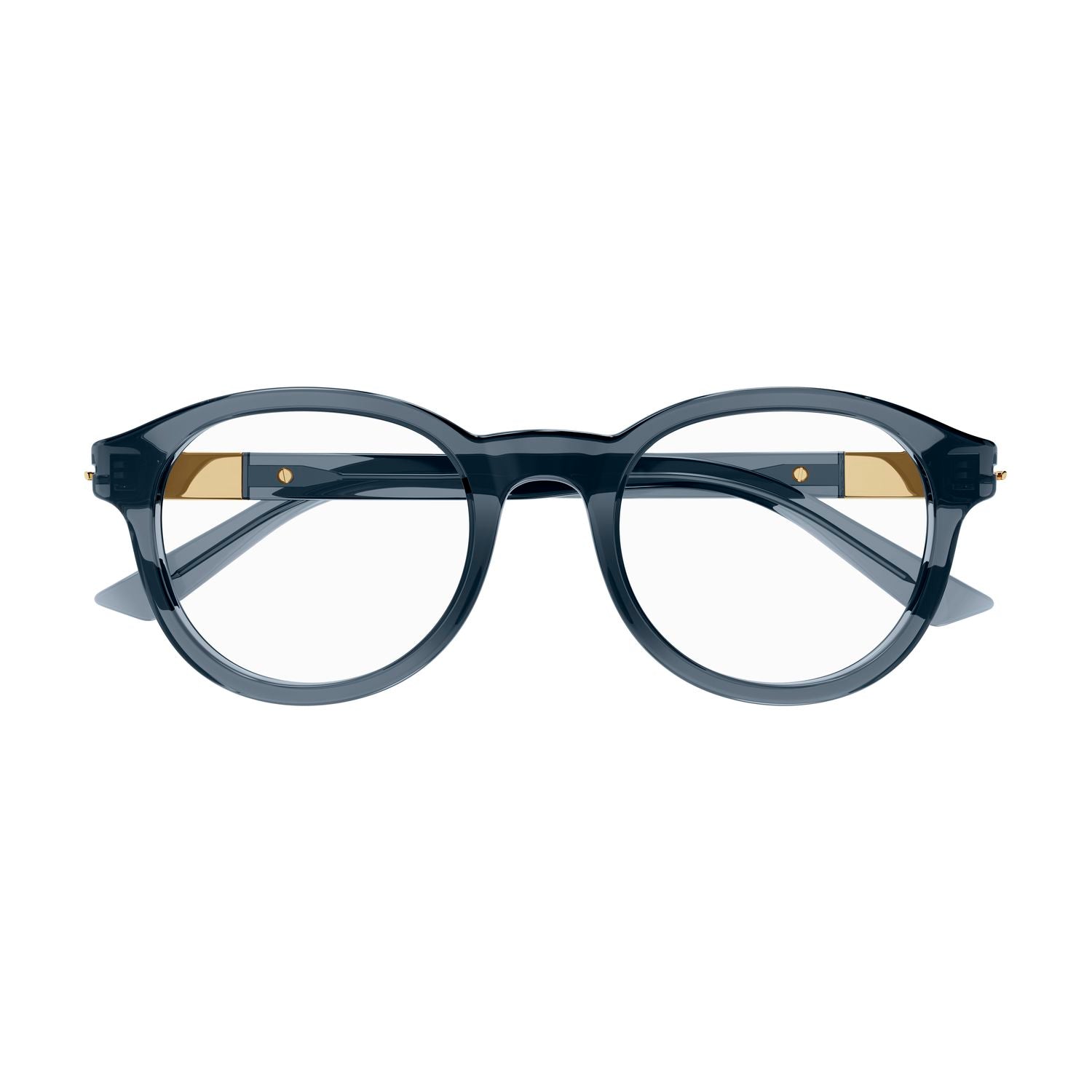 GG1503O Blue recycled acetate Optical Frames - Shiny Transparent Blue
