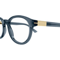 GG1503O Blue recycled acetate Optical Frames - Shiny Transparent Blue