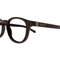 GG1510O Brown recycled acetate Optical Frames - Shiny Solid Dark Brown