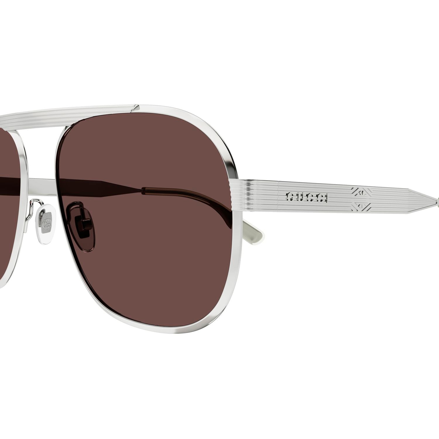 GG1514S Silver metal Sunglasses - Shiny Silver
