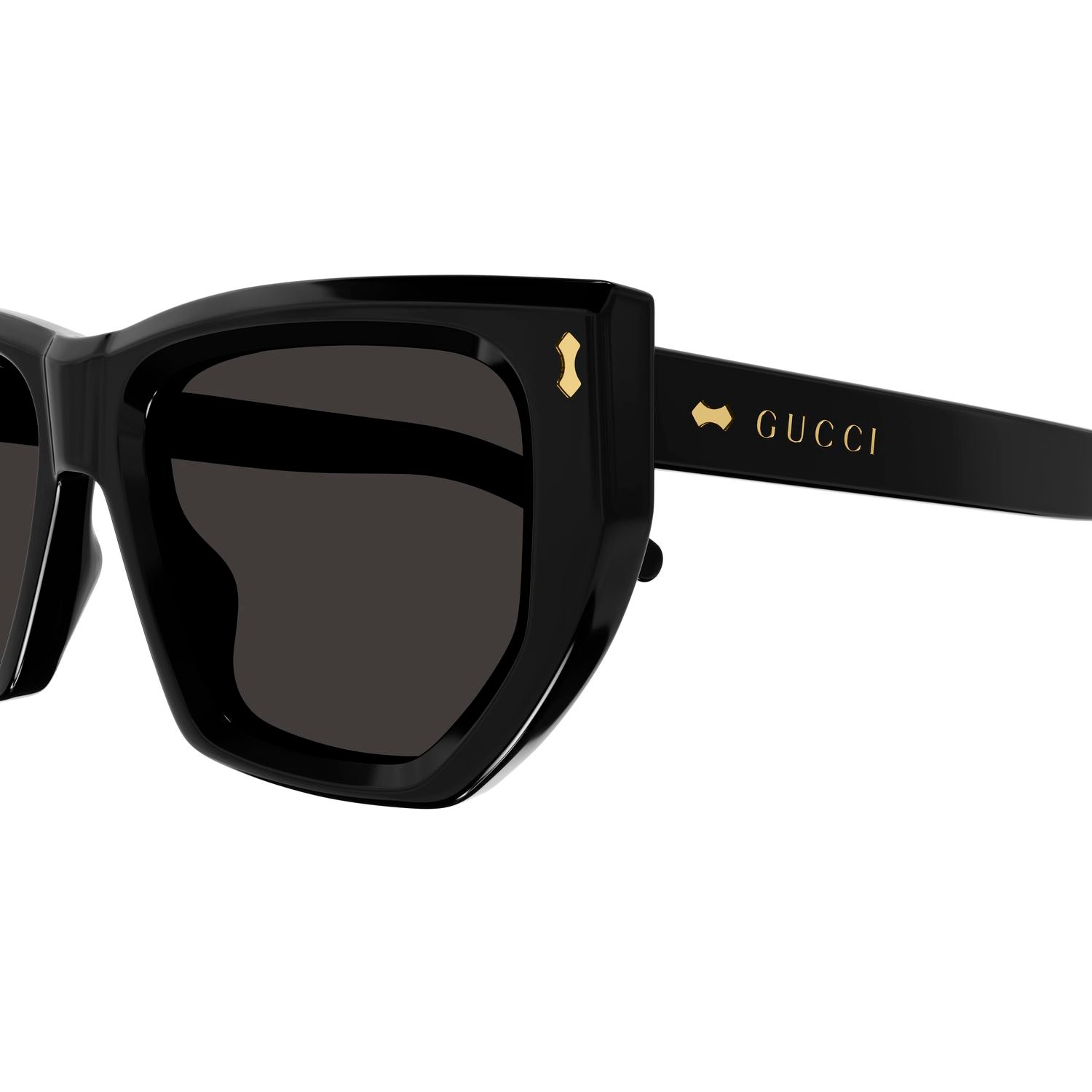 GG1520S Black recycled acetate Sunglasses - Shiny Black