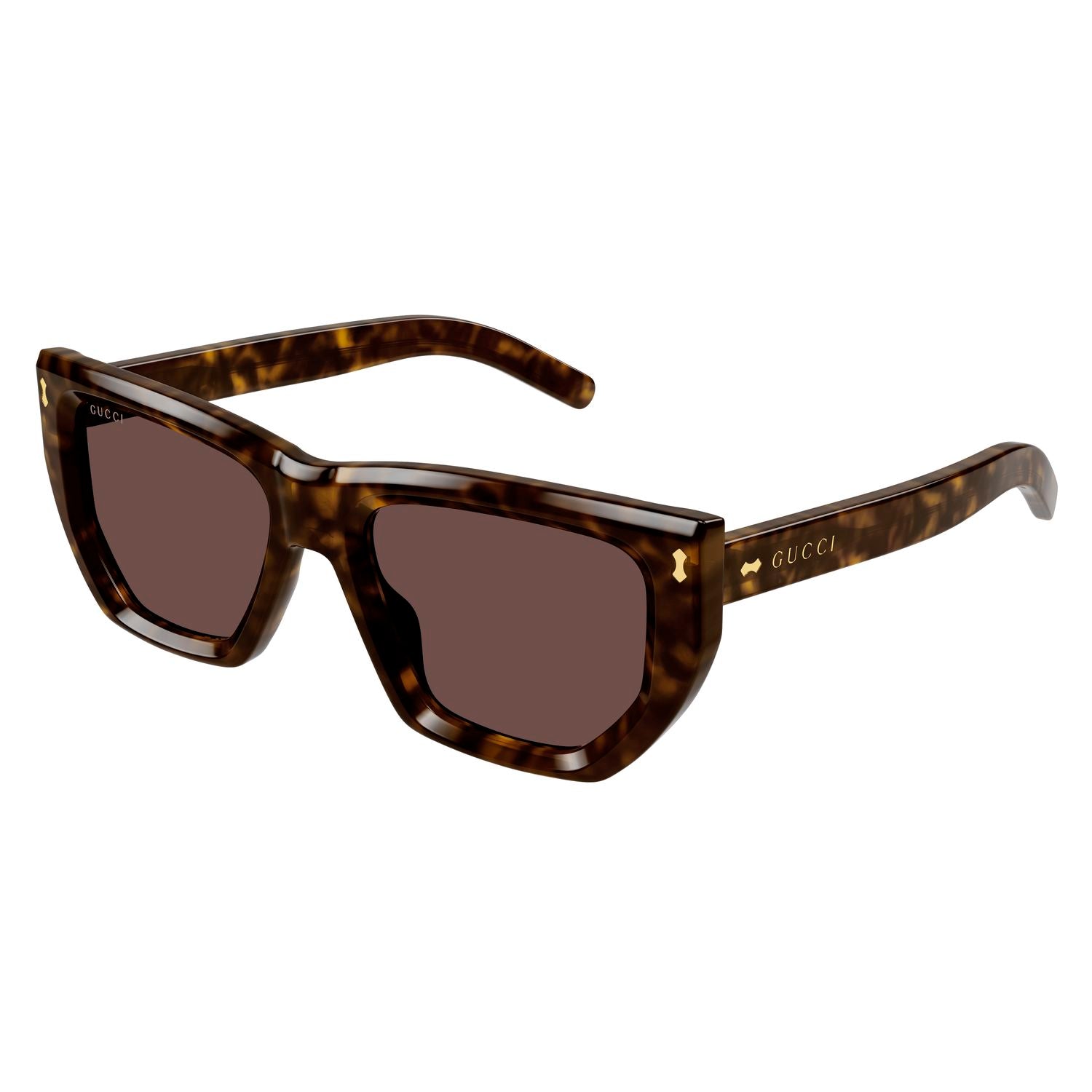 GG1520S Havana recycled acetate Sunglasses - Shiny Havana