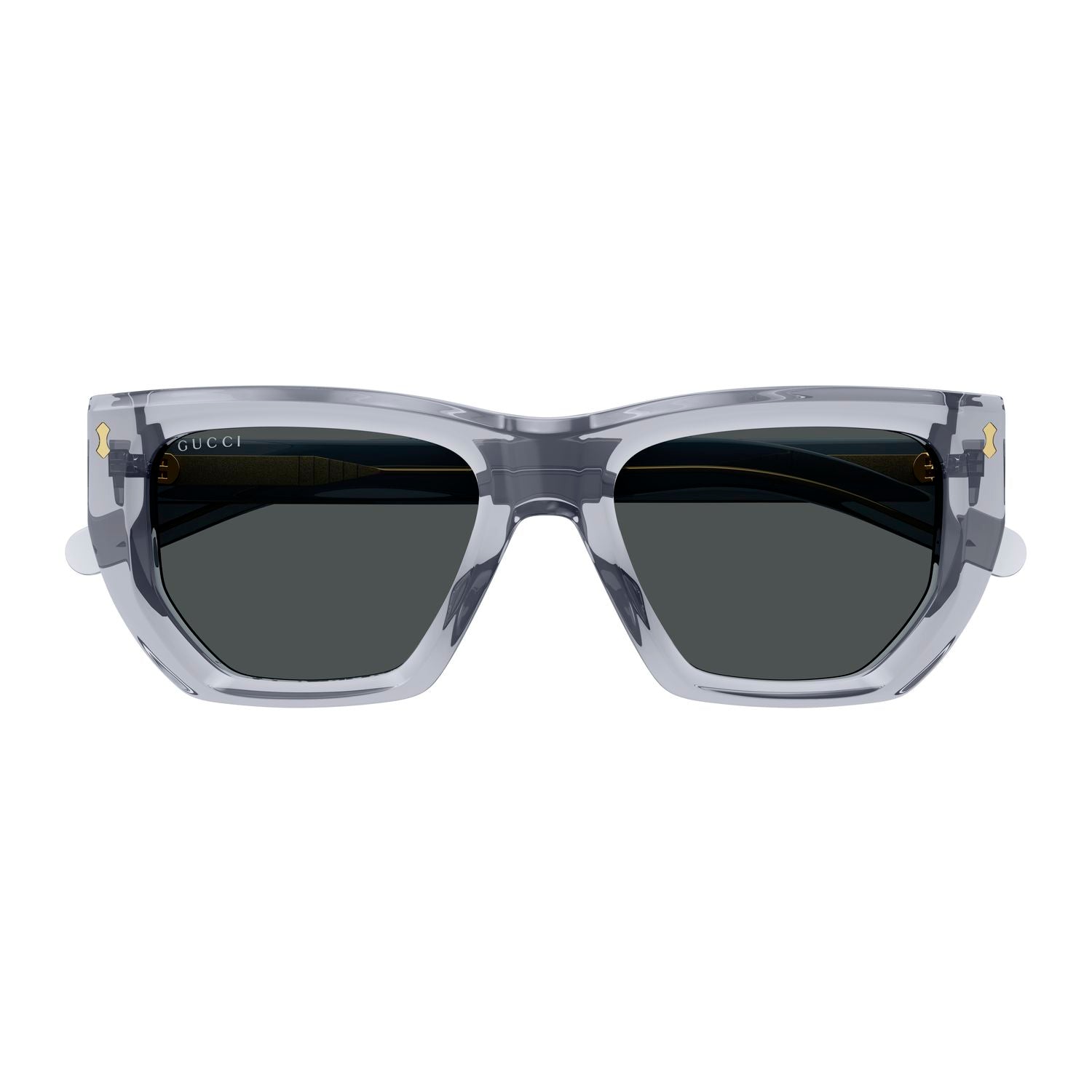 GG1520S Grey recycled acetate Sunglasses - Shiny Transparent Grey