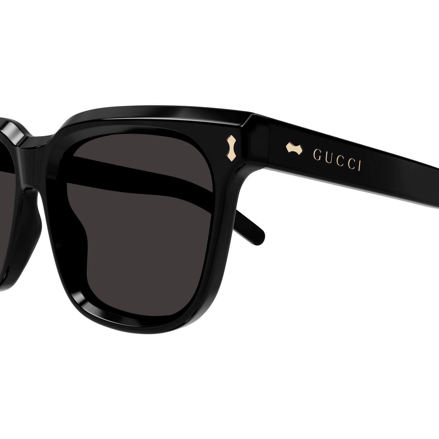 GG1523S Black recycled acetate Sunglasses - Shiny Black
