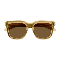 GG1523S Yellow recycled acetate Sunglasses - Shiny Transparent Yellow