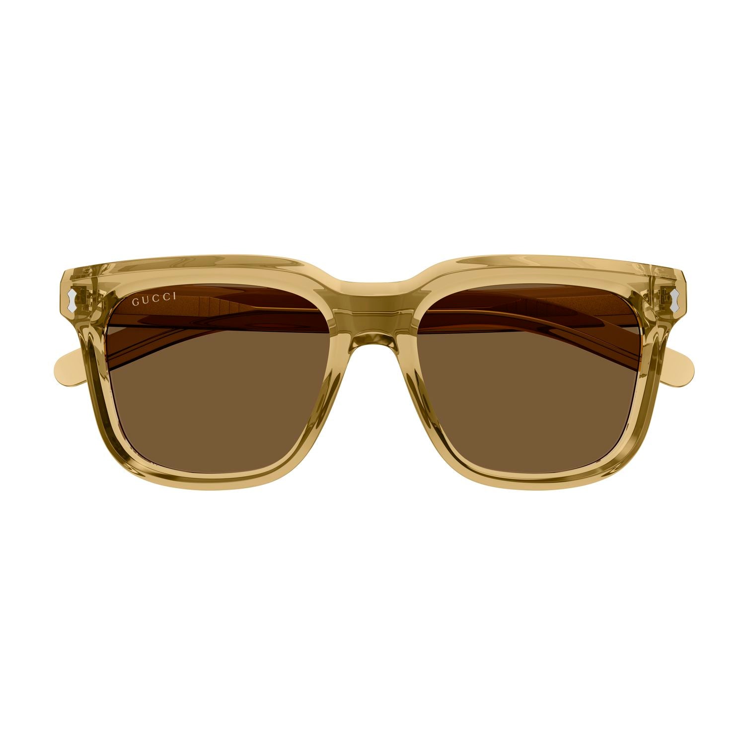 GG1523S Yellow recycled acetate Sunglasses - Shiny Transparent Yellow