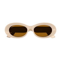 GG1527S Beige recycled acetate Sunglasses - Shiny Beige