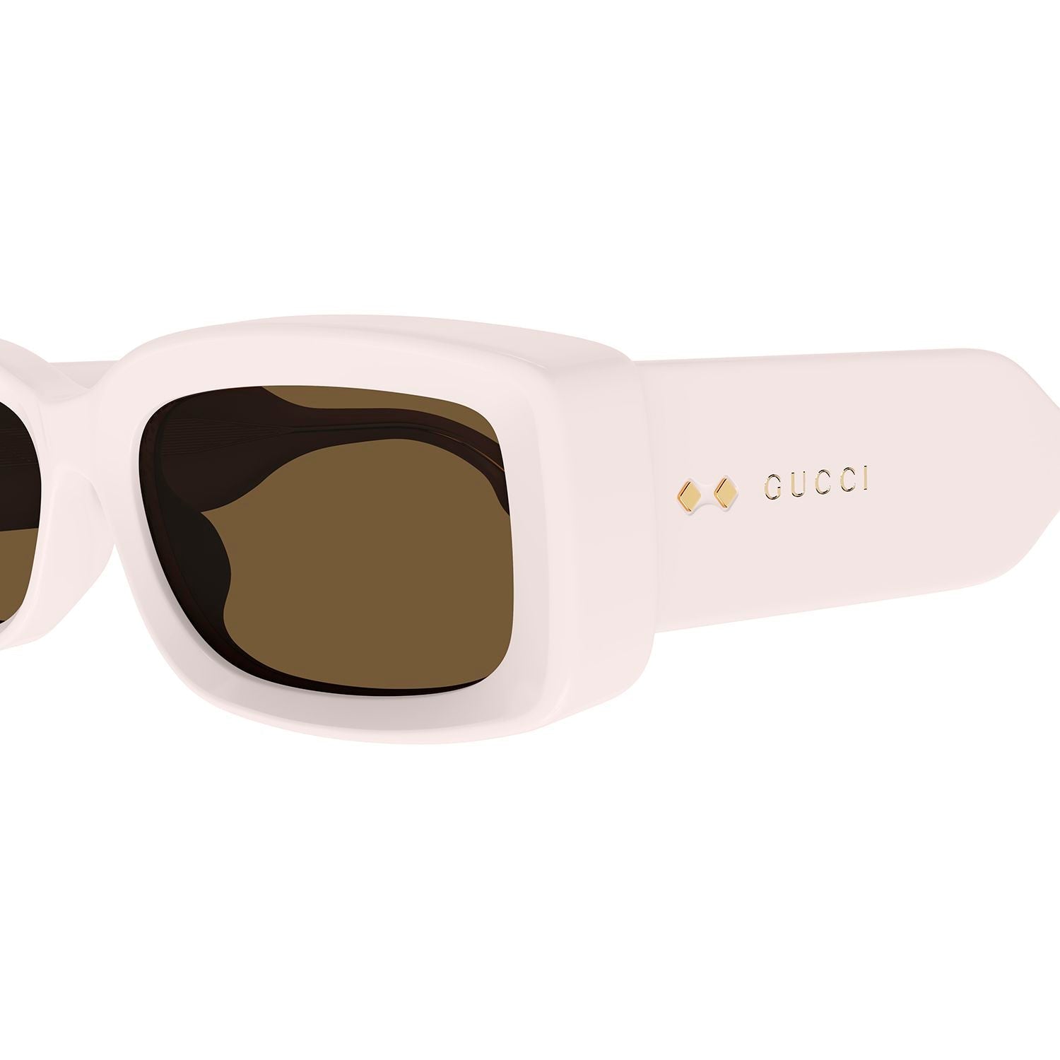 GG1528S Ivory recycled acetate Sunglasses - Shiny Ivory