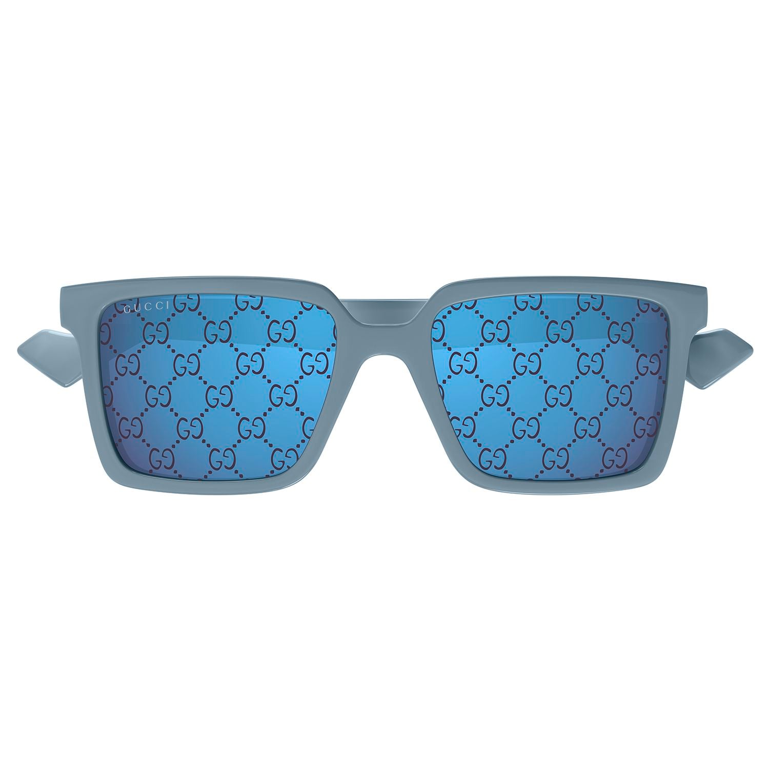 GG1540S Light-Blue injection Sunglasses - Shiny Solid Dusty Light Blue