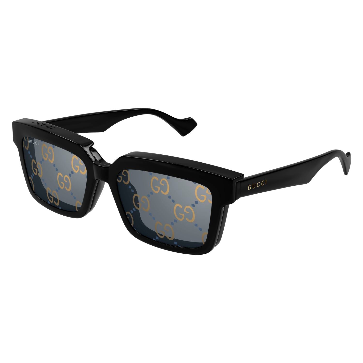 GG1543S Black injection Sunglasses - Shiny Black