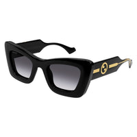 GG1552S Black injection Sunglasses - Shiny Black