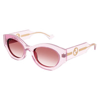 GG1553S Pink injection Sunglasses - Shiny Transparent Pink