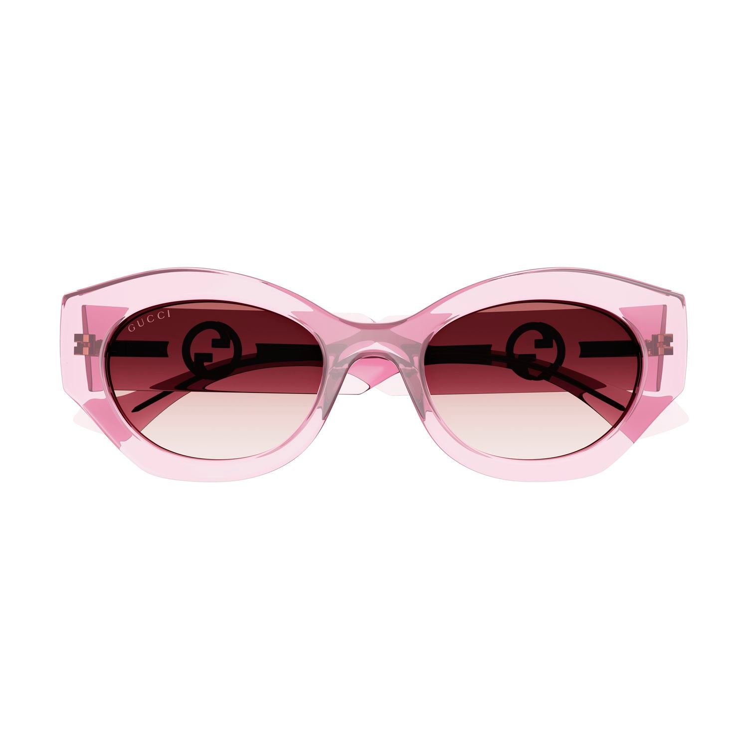 GG1553S Pink injection Sunglasses - Shiny Transparent Pink