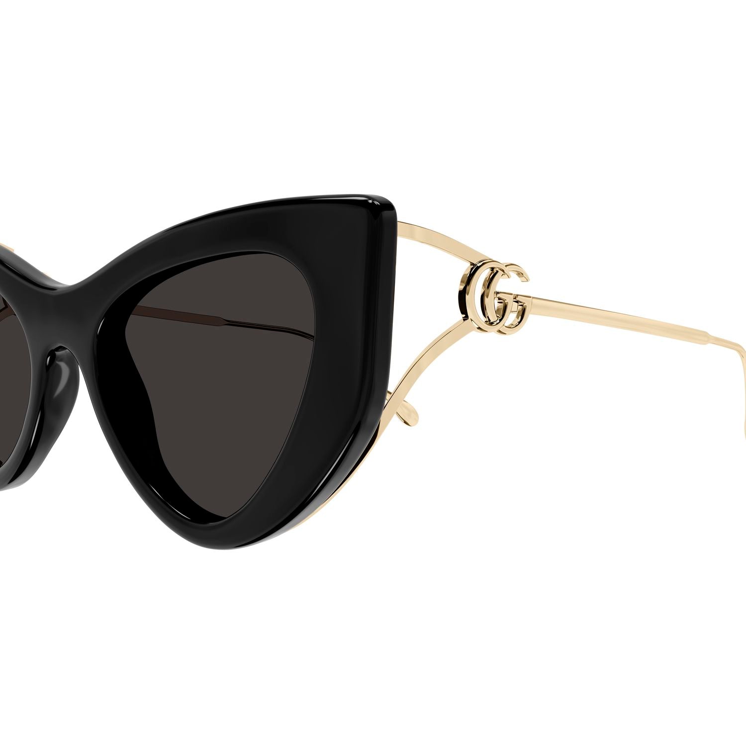 GG1565S Black injection Sunglasses - Shiny Black