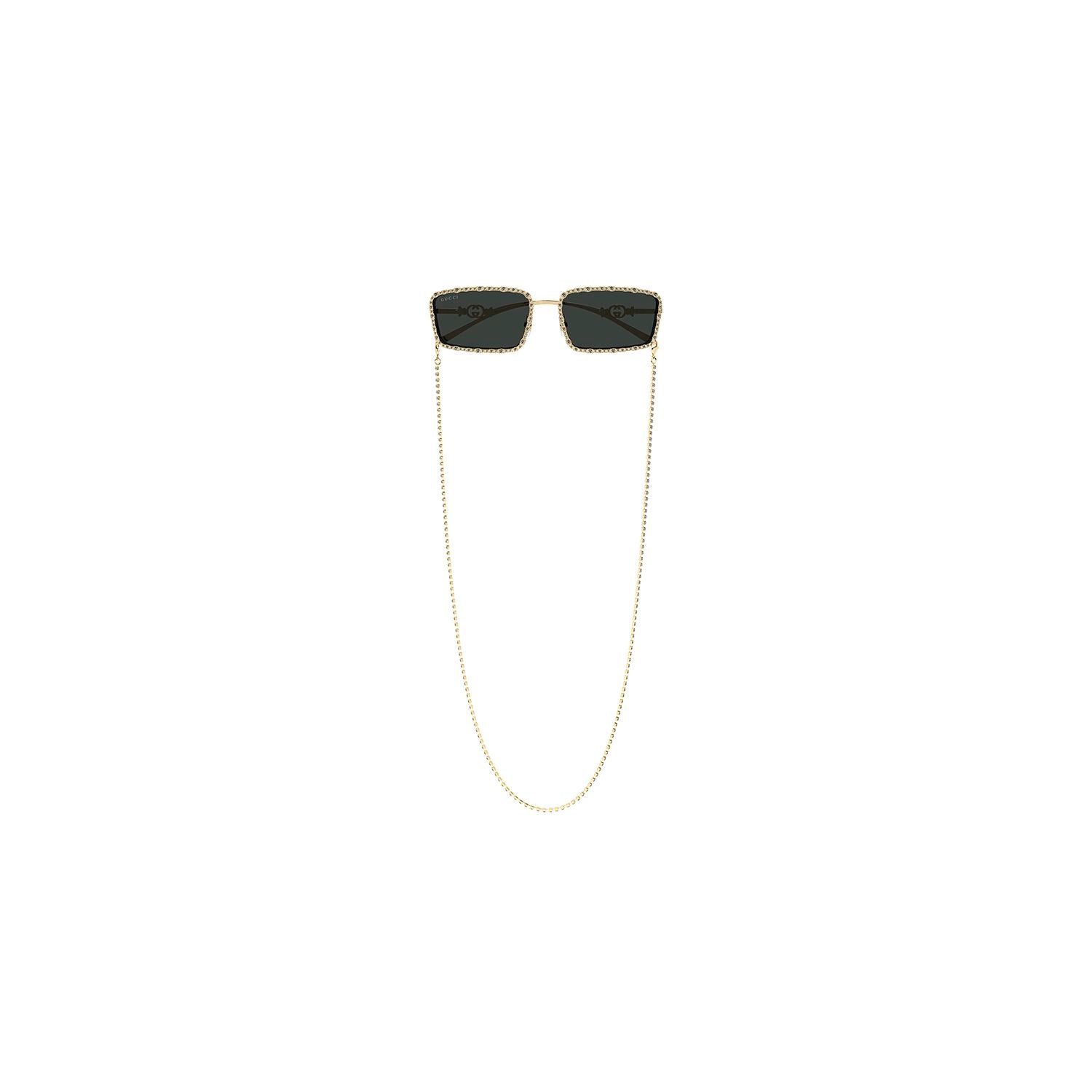 GG1568S Gold strass & metal Sunglasses - Shiny Endura Gold