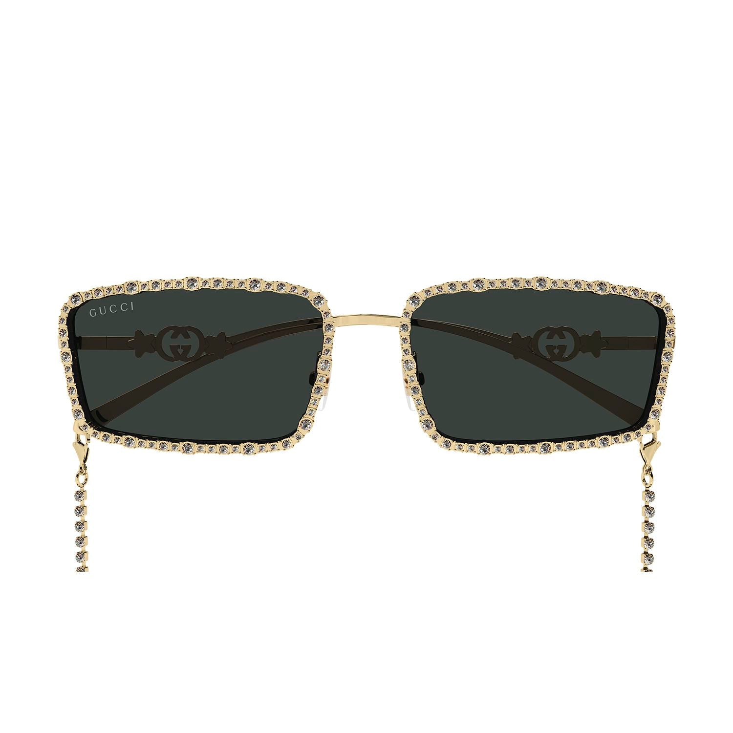 GG1568S Gold strass & metal Sunglasses - Shiny Endura Gold