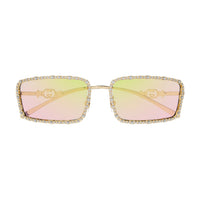 GG1568S Gold strass & metal Sunglasses - Shiny Endura Gold