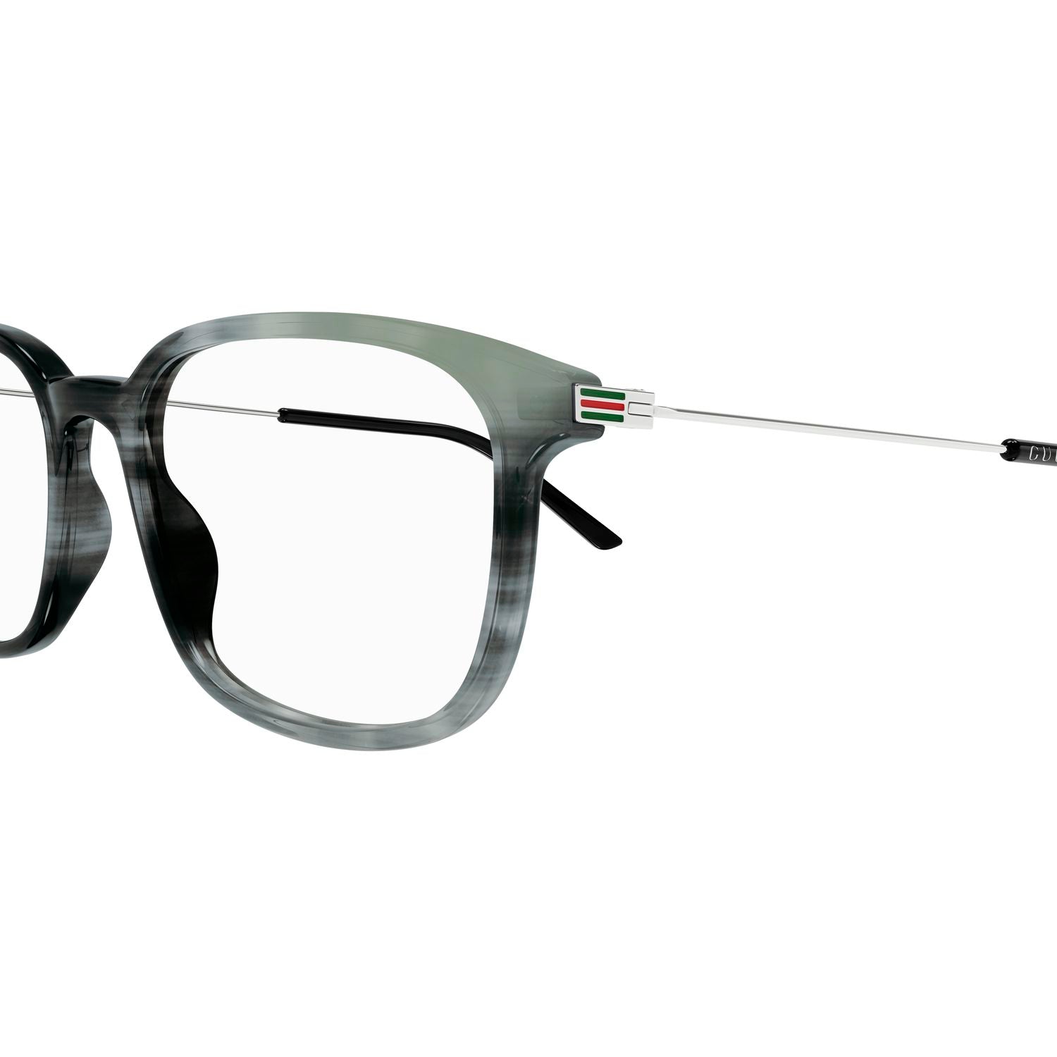 GG1577O Grey recycled acetate Optical Frames - Shiny Grey