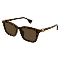 GG1596SK Havana recycled acetate Sunglasses - Shiny Havana
