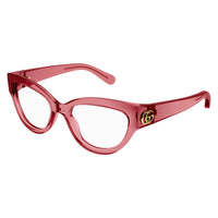 GG1598O Red injection Optical Frames - Shiny Transparent Red