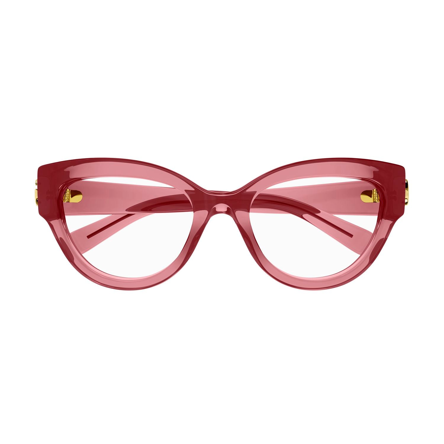 GG1598O Red injection Optical Frames - Shiny Transparent Red