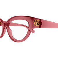 GG1598O Red injection Optical Frames - Shiny Transparent Red
