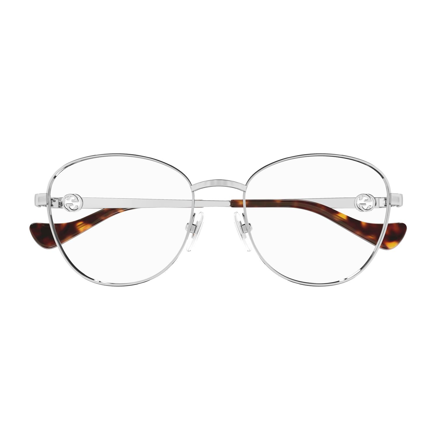 GG1601O Silver metal Optical Frames - Shiny Silver