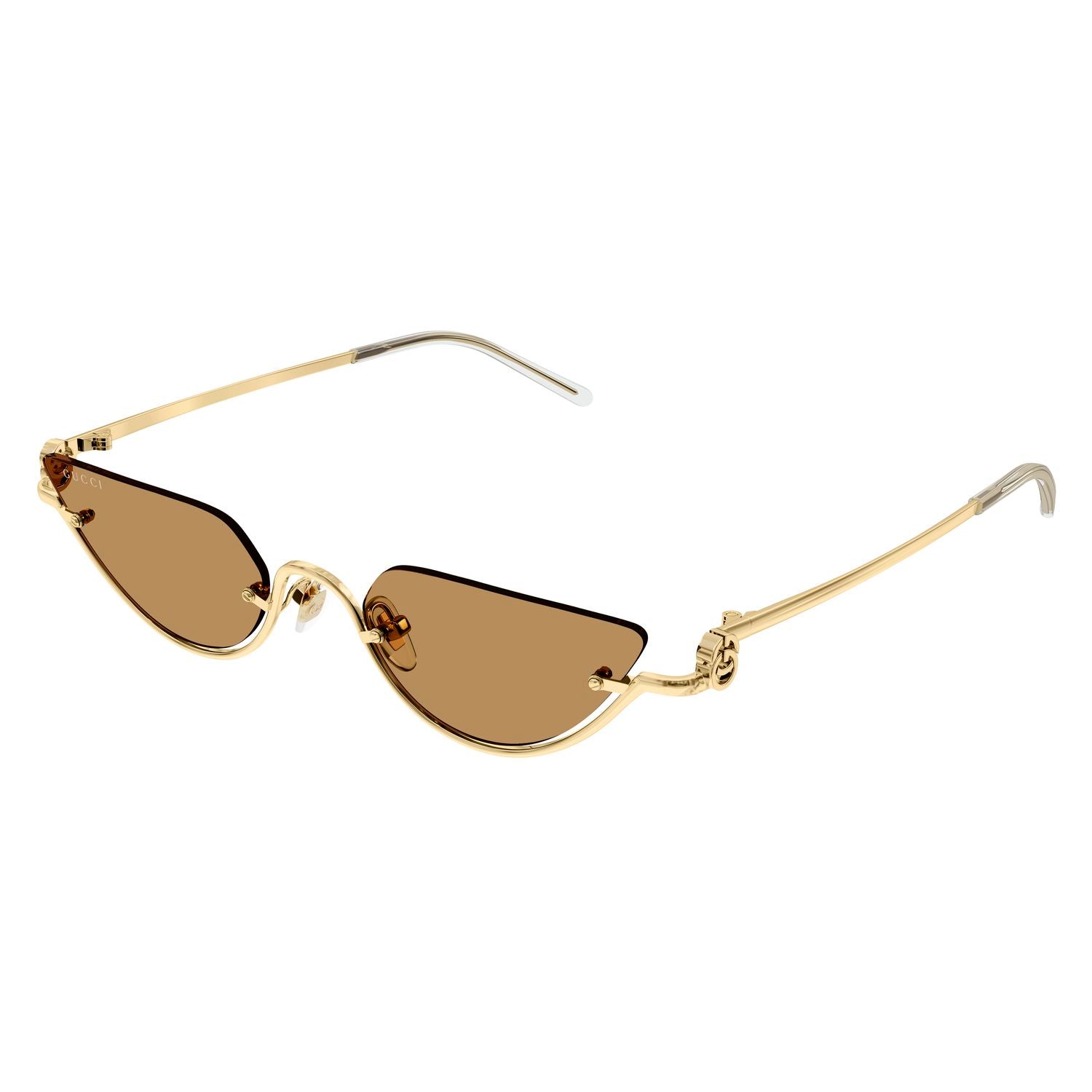 GG1603S Gold metal Sunglasses - Shiny Gold