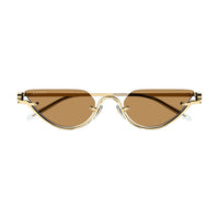 GG1603S Gold metal Sunglasses - Shiny Gold