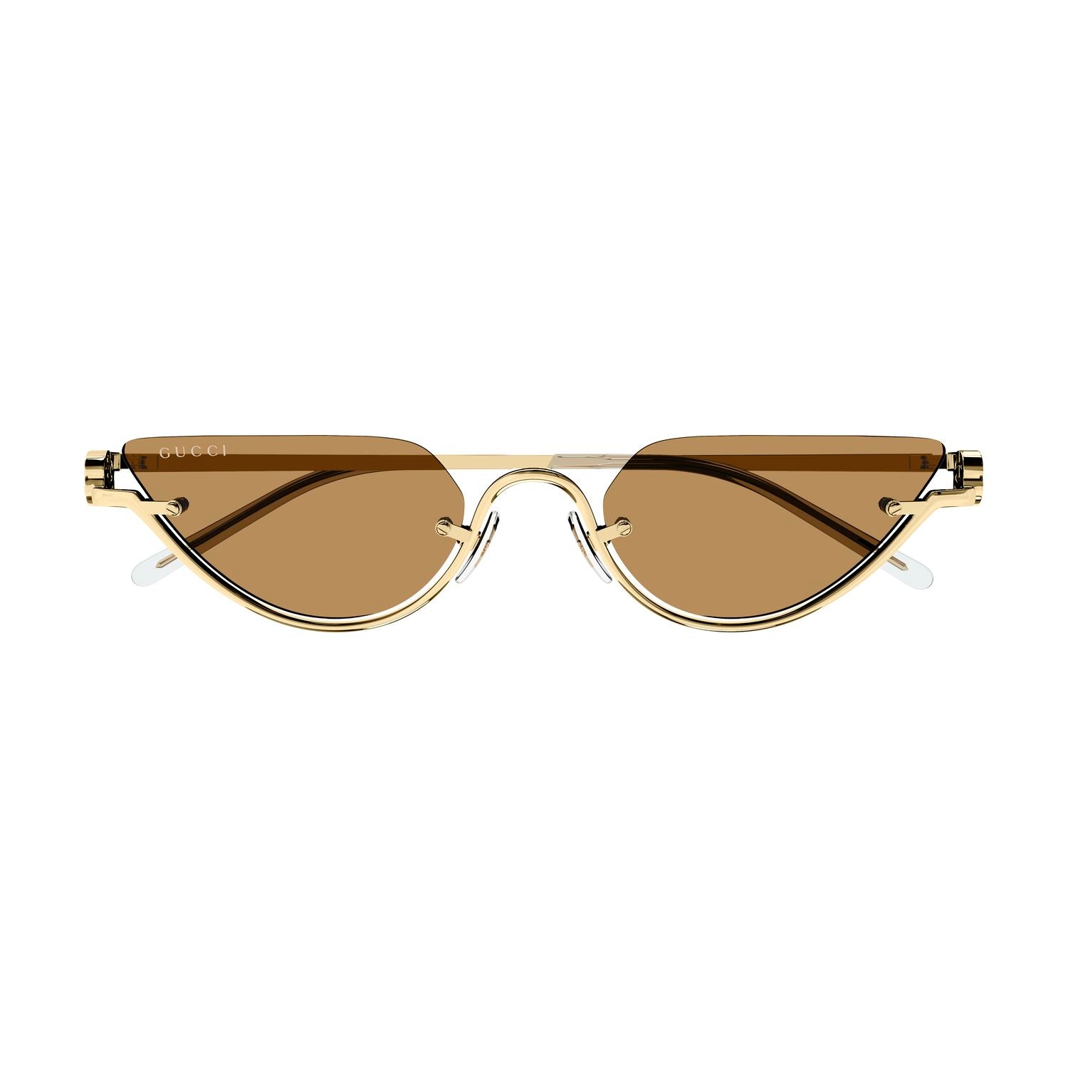 GG1603S Gold metal Sunglasses - Shiny Gold