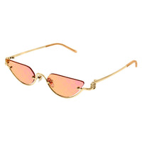 GG1603S Gold metal Sunglasses - Shiny Gold