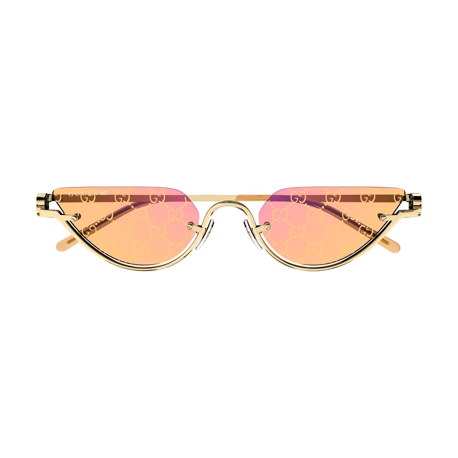 GG1603S Gold metal Sunglasses - Shiny Gold