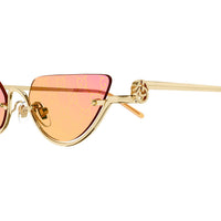 GG1603S Gold metal Sunglasses - Shiny Gold