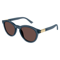 GG1501S Blue recycled acetate Sunglasses - Shiny Transparent Blue