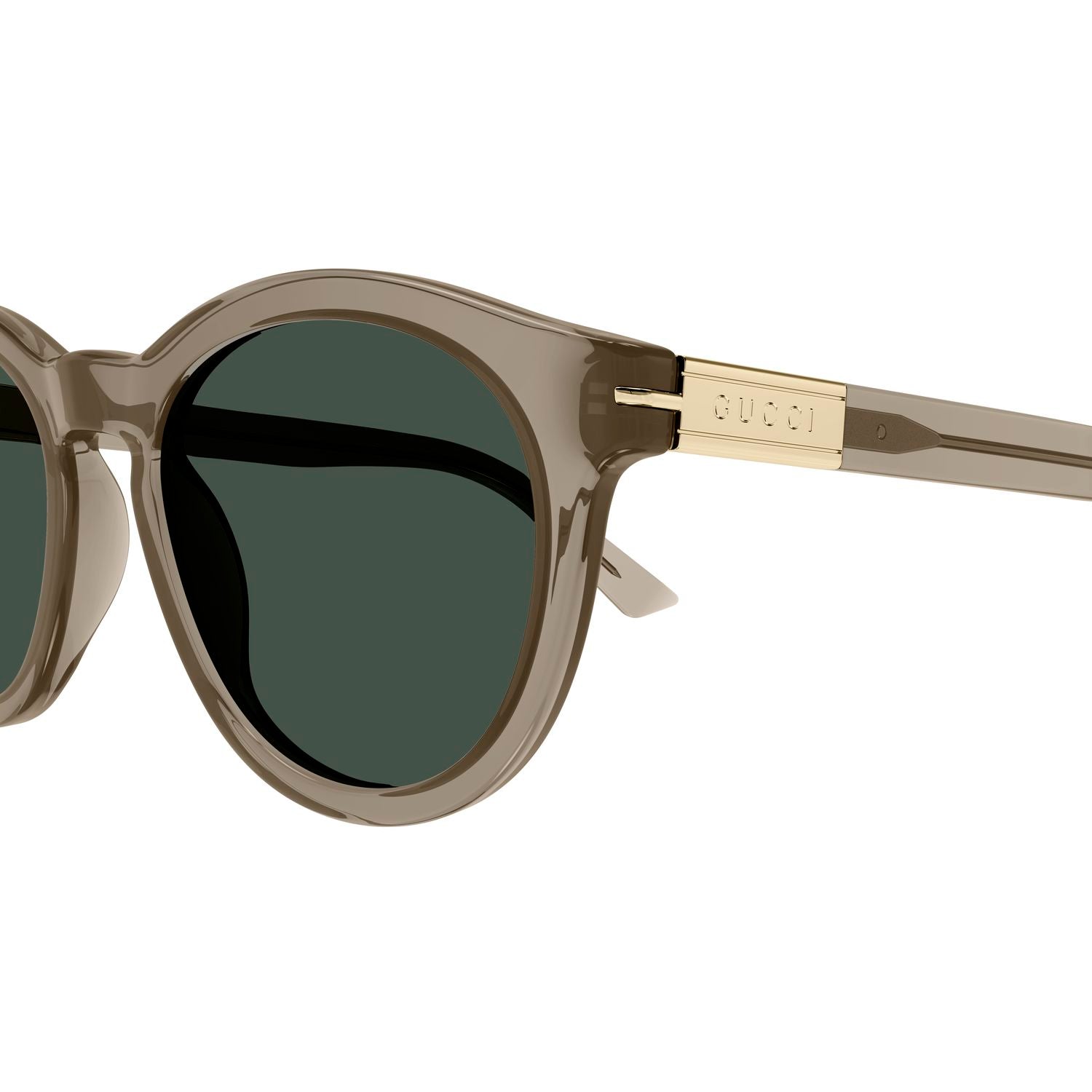 GG1501S Brown recycled acetate Sunglasses - Shiny Transparent Brown