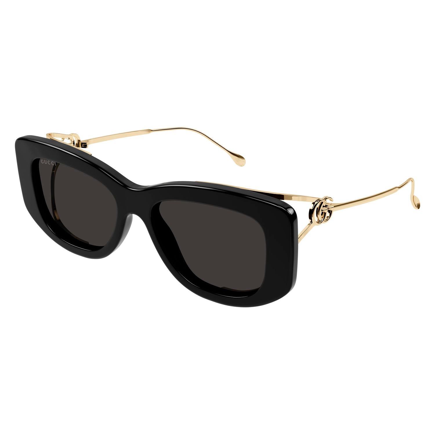 GG1566S Black injection Sunglasses - Shiny Black