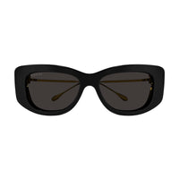 GG1566S Black injection Sunglasses - Shiny Black