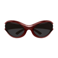 BB0317S Burgundy bio injection Sunglasses - Shiny Solid Metallic Burgundy
