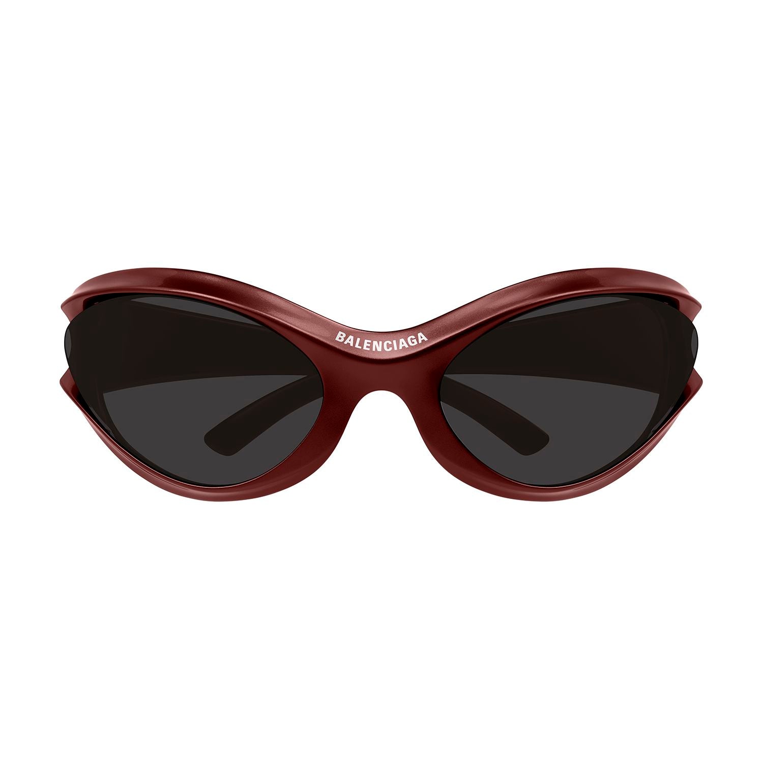BB0317S Burgundy bio injection Sunglasses - Shiny Solid Metallic Burgundy