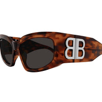 BB0321S Havana recycled acetate Sunglasses - Shiny Havana