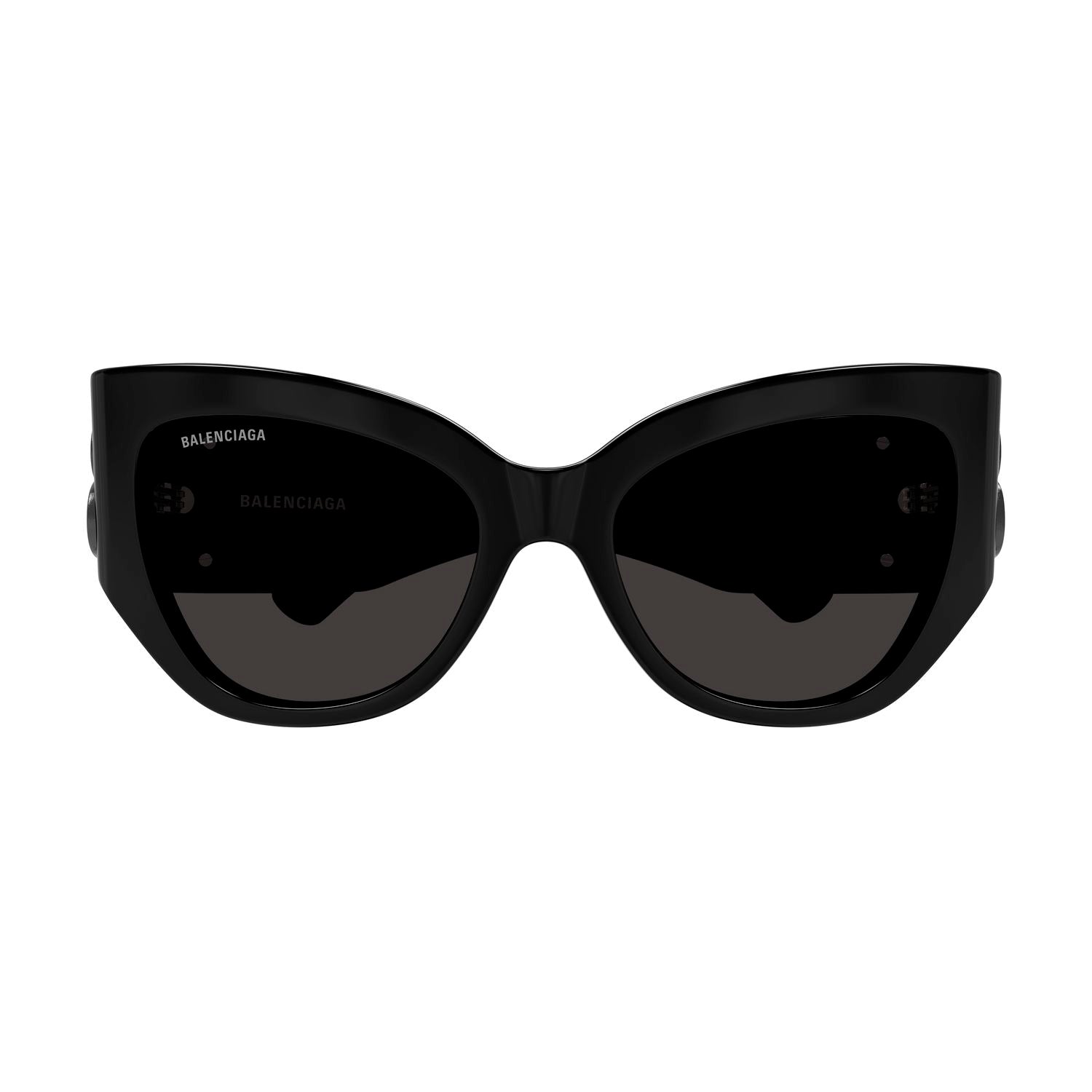 BB0322S Black recycled acetate Sunglasses - Shiny Black