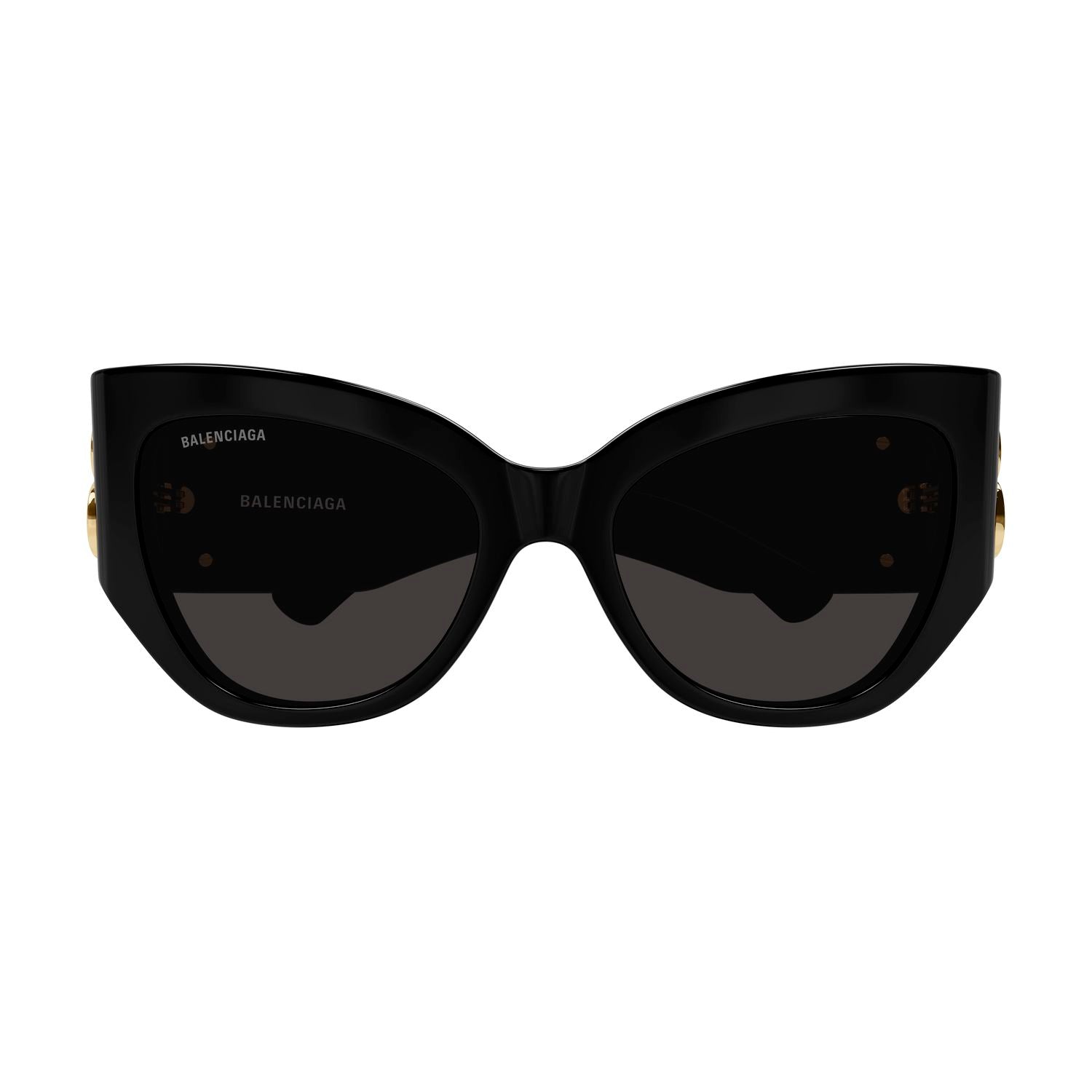 BB0322S Black recycled acetate Sunglasses - Shiny Black