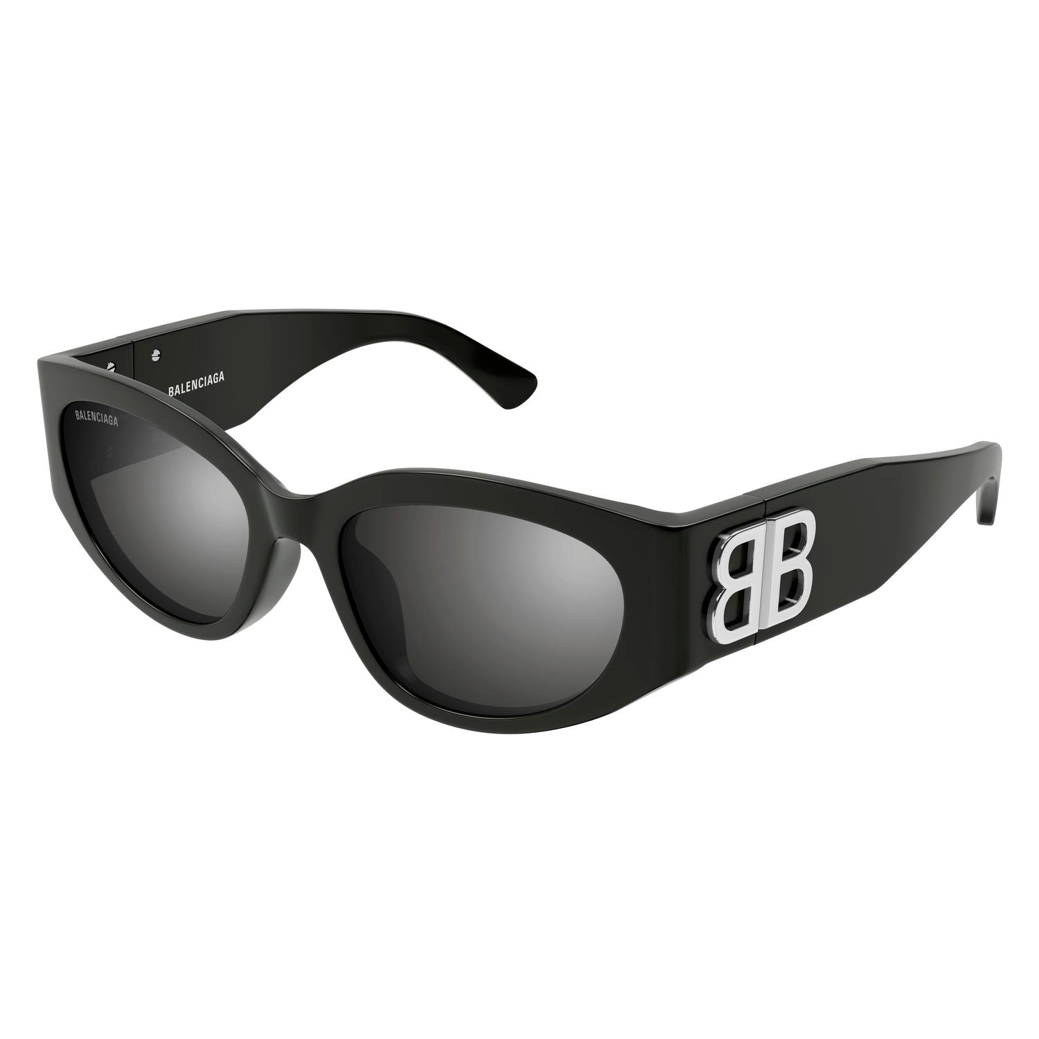 BB0324SK Grey recycled acetate Sunglasses - Shiny Grey