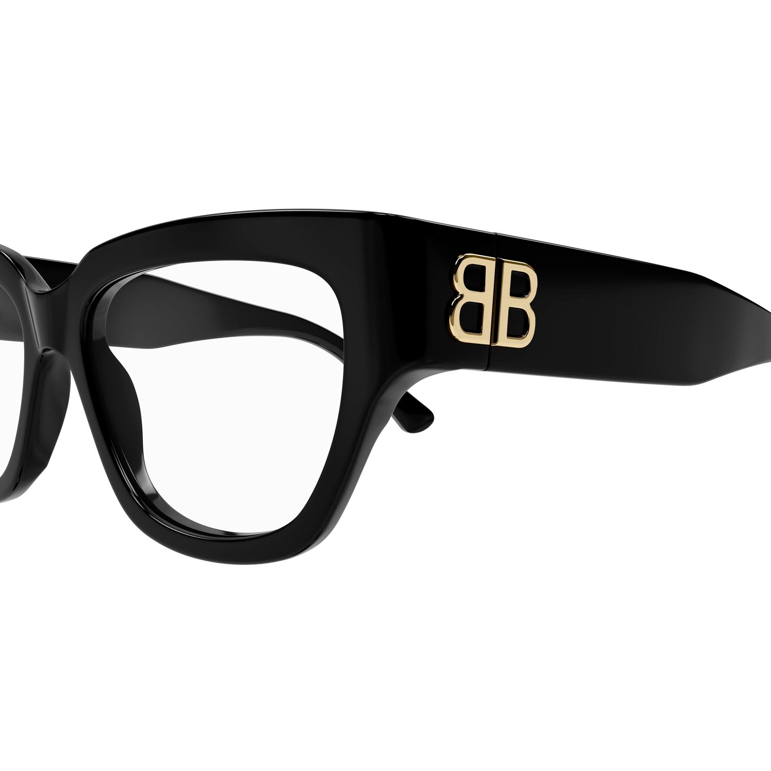 BB0326O Black recycled acetate Optical Frames - Shiny Black