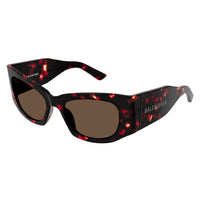 BB0327S Havana recycled acetate Sunglasses - Shiny Havana